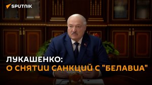 Лукашенко: по снятию санкций с "Белавиа" у США еще остались "хвосты"