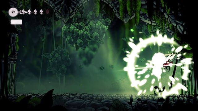 Hollow Knight Silksong - 01 Moss Mother boss fight/Матерь мхов сражение с боссом