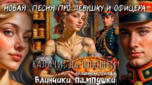 Волшебная тетрадь. "Блинчики, пампушки!" Новая песня про девушку, офицера, пироги, блины, ватрушки.
