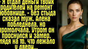 — Я отдал деньги твоих родителей на ремонт любовнице, — без стыда сказал муж. Алена побледнела...