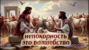 Непокорность такой же грех, как и волшебство! 1Царств глава 15 стихи 1-26.