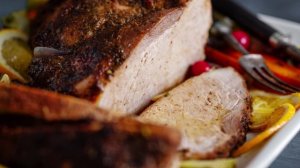 Свиная вырезка в аэрогриле