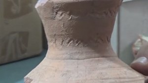 Узорчатая амфора из раскопа по ул. Измайлова 45