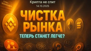 КРИПТА НЕ СПИТ 14.10.2025 | НА РЫНКЕ ОСТАЛИСЬ СИЛЬНЕЙШИЕ | BNB - ЛИДЕР АЛЬТКОИНОВ | ЭФИР ОТКУПАЮТ