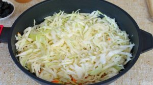 Пирог с капустой из готового дрожжевого теста