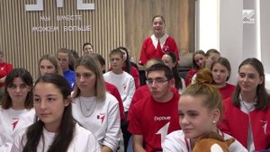 Заместитель Председателя Правления «Движения Первых» Ксения Янова встретилась со школьниками