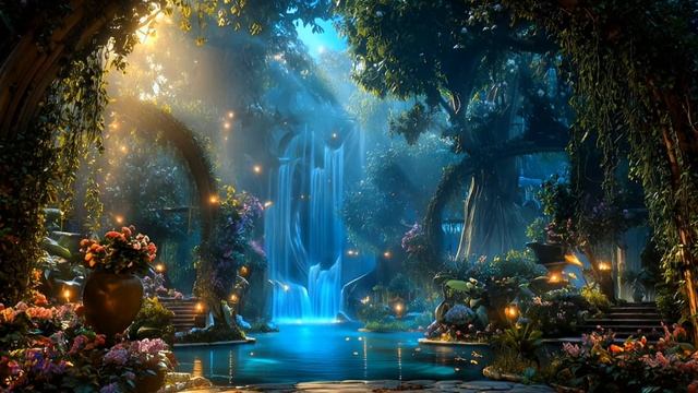 Посетите секретный сад — исцеление сердца частотой 528 Гц | 25-минутная терапия смотреть онлайн