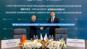 На Китай приходится 68% мирового рынка электромобилей