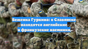 Беженка Гуркина: в Славянске находятся английские и французские наемники