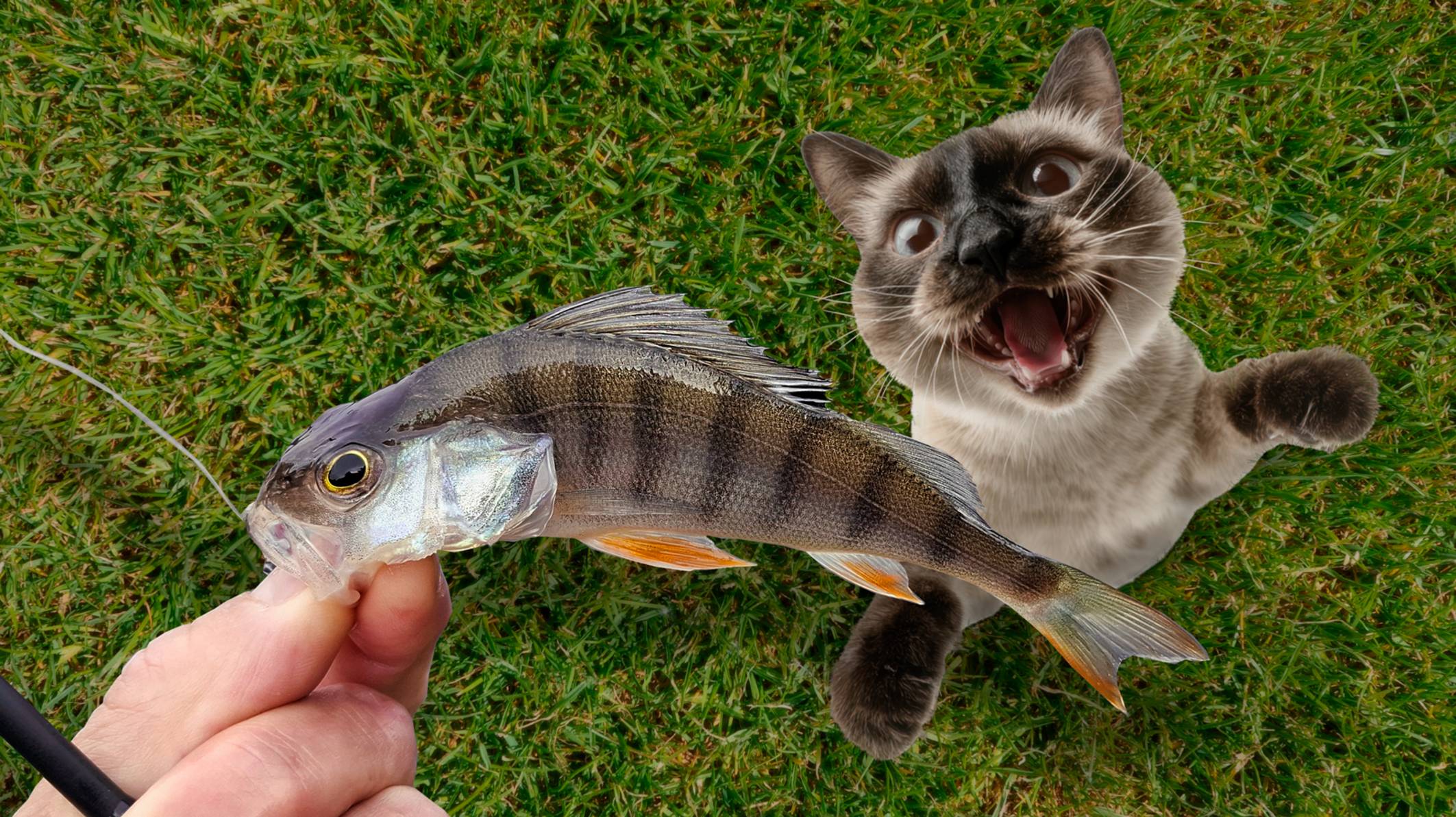 Накормил рыбой местных кошек! Утренняя рыбалка в Мэдисон Парк. Ловля окуня на мормышку.