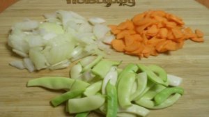 Салат из цветной капусты с зеленой фасолью