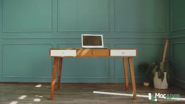 Стол письменный Aquarelle Birch RE-36ETG от фабрики Этажерка