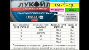 ТСМ 221 гр. 17.10.2025. Трансмиссионные масла.
