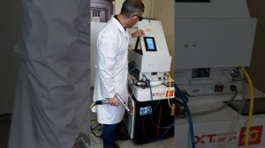 Проверка аппарата лазерной сварки для роботизированного комплекса после замены кабеля QBH