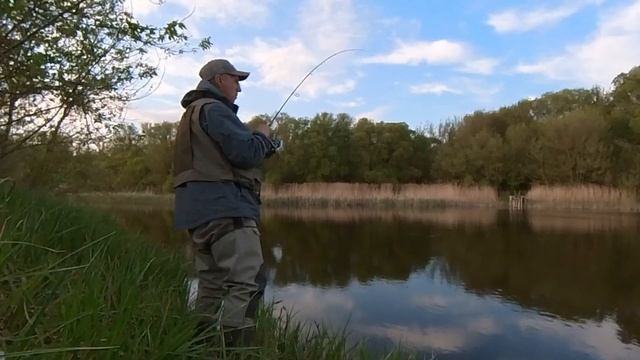 Трофейная щука на спиннинг ! смотреть онлайн