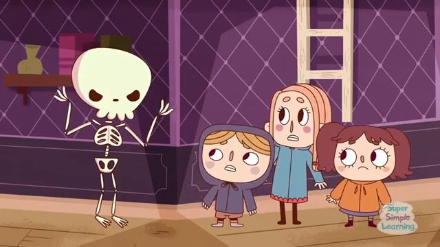 Go Away, Spooky Goblin! _ Super Simple Song - английские песни для детей на хэллоуин