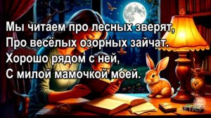 Хорошо рядом с мамой (Вечереет и взошла луна…)