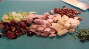 Салат из индейки с сыром