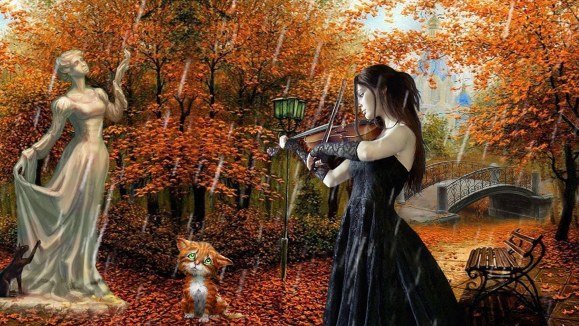 Среди дерев, людей и зданий