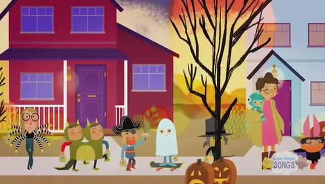Hello, My Friends _ Super Simple Songs - английские песни для детей на хэллоуин