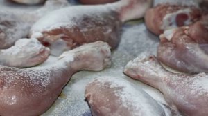 Куриная голень с чесноком