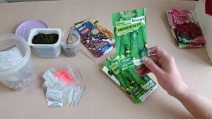 Разбираю семена 🍅🍉🌺🥒