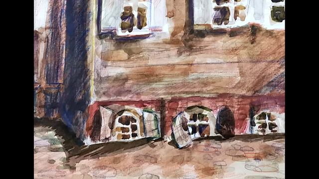 Мемориальные дома декабристов С.Г. Волконского и С.П. Трубецкого в рисунках.