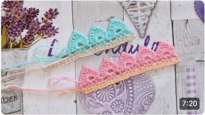 Шикарная обвязка края крючком