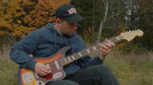 Fender Bass VI - Twin Peaks Theme cover, Angelo Badalamenti, Julee Cruise - Falling, кавер в поле