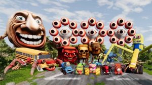 ВСЕ монстры, РЕНГ РОНГ МАРА РОЗО, ПОЖИРАТЕЛЯ АВТОМОБИЛЕЙ И ПОЖИРАТЕЛЯ объятий BeamNG.Drive