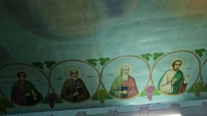 Малые Ясырки. Уникальная роспись в трапезной части храма Архангела Михаила