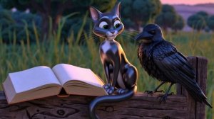 Сказка про котенка Уголька, беглого хомяка и ворону Матрёну - детская аудиосказка -народные сказки