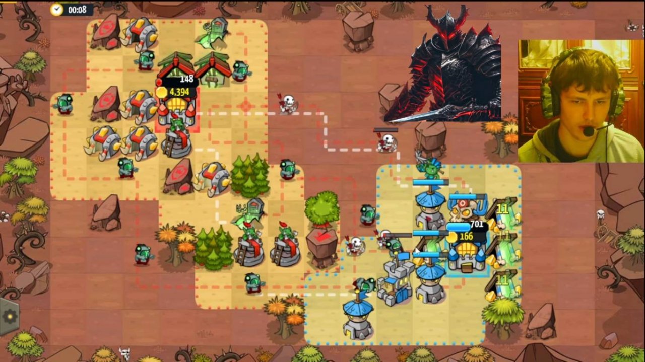 тёмный рыцарь копит карты на прокачку карт в Like A King!. 20 серия.