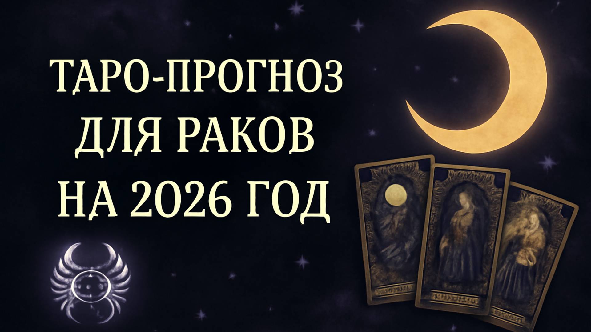 Таро-прогноз для Раков на 2026 год: Время Трансформаций и Новых Возможностей 🌟🔮
