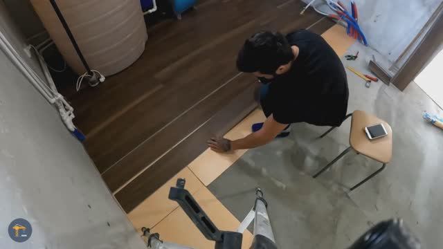 Как уложить каменный SPC ламинат для начинающих смотреть онлайн