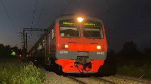 Прибытие ЭД4М-0142 с сообщением Поварово-2–Кубинка-1 |190 км.