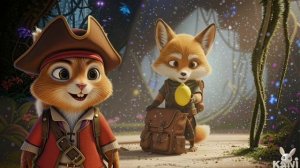 Капитан Белочка рыжая путешествует, учит буквы Л. Серия 1