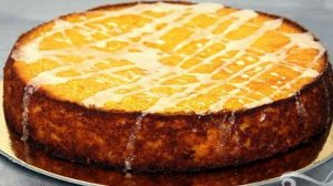 Пирог с клементинами и миндалем