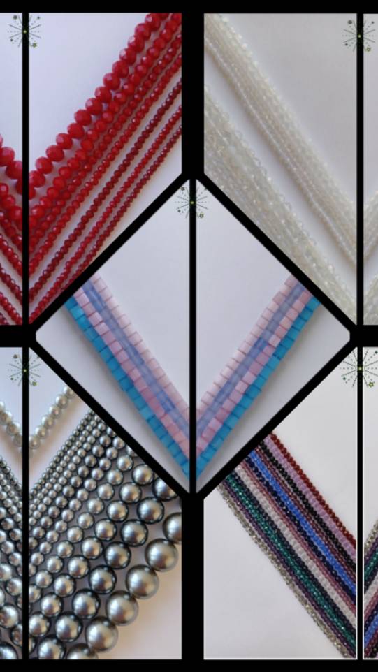 Бусины под жемчуг, стеклянные бусины   https://t.me/accessories_Zhanna_2