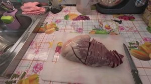 Жарю сердце добытого лося!!!