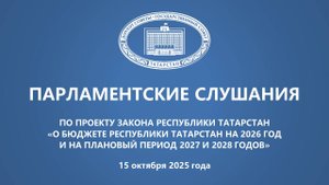 15.10.2025 Парламентские слушания