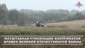 Саперы Балтийского флота обезвредили боеприпасы времен Великой Отечественной войны в Калининградс...