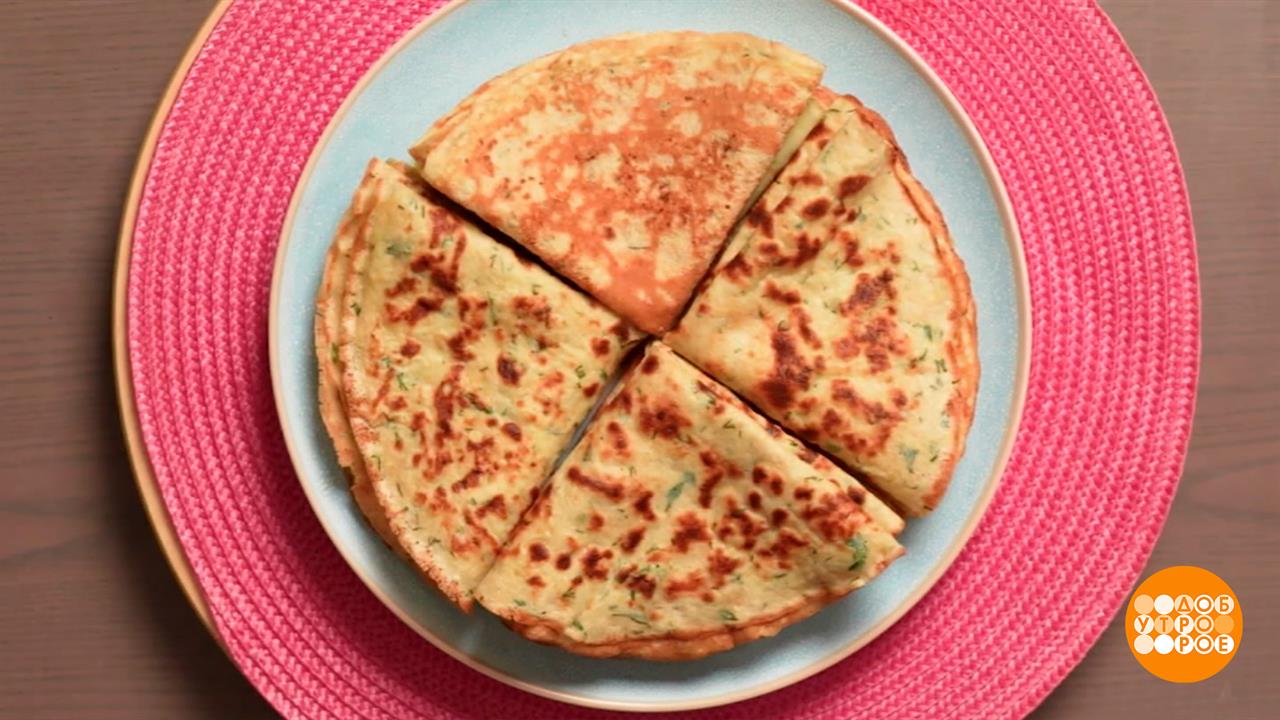 Блинчики из кабачков от Марии Суровой. Доброе утро. Фрагмент выпуска от 15.10.2025