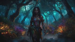Dream Worlds - Lumin Nights - Journey of the Tiger - AI Fantasy Music Video