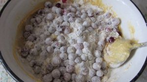 Пирог с клюквой