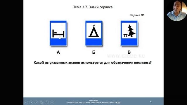 ПДД. Тема 3.7. Знаки сервиса.