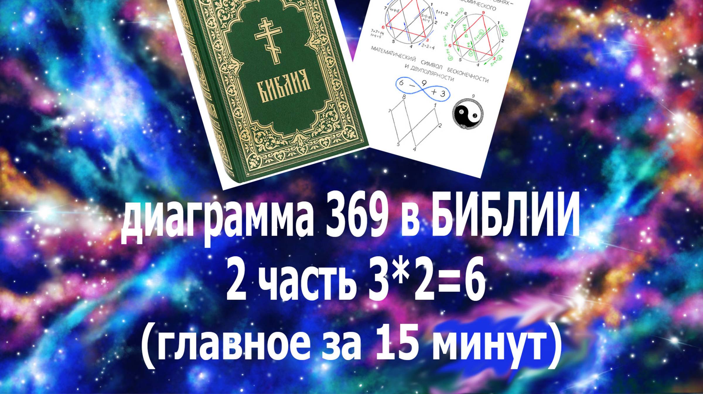 Диаграмма 369 Марко Родин - в Библии. 2 часть 3*2=6. Ковчег Ноя - десятичная система. #369#библия#