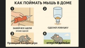 Как Поймать Мышь в доме