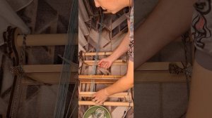 Как заправить настольный ткацкий станок 1-я часть. Ткачество.