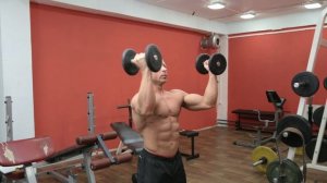 Жим Арнольда.  Упражнение с Гантелями на Плечи.